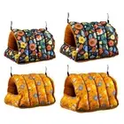 Bird Nest, Hanging Hammock Parrot Shed Swing Hut House Bed Parrot Hideaway for