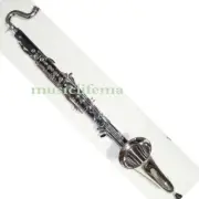 Funion Low E Bass Clarinet Kit Bb Key LOW Eb W Stand Nickel Plated Mouthpiece