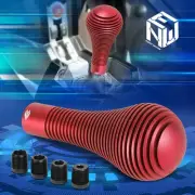 NRG Innovations SK-701RD 45mm Threaded Shifter Bubble Head Short Shift Knob Red