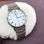 SEIKO 精工錶 石英錶 二手 買錶有保障 台灣實體老店 日本原裝 白色面 藍寶石玻璃 手錶 7820-9000
