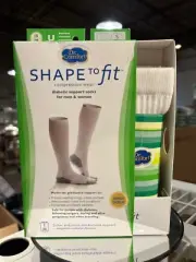 Dr. Comfort 15-20 mmHg Unisex Bamboo Charcoal Diabetic Support Socks - Sizes