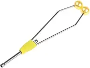 Perfeclan Fly Fishing Tying Tool,Professional Bobbin Thread Holder Sturdy Portable Essential Fly Fishing Accessory Tying Equipment, Yellow