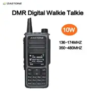 ZASTONE UV008 AES256 DMR Digital Radio Dual Band 10W Dual Time Slot 2 Way Radio