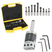 2"(7/8-20) With MT2 Shank 3/8-16 and 9Pc 1/2" Shank Boring Bar Sets Boring Head