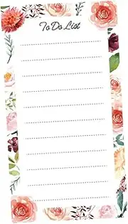 DOITOOL 2 pcs Magnetic Memo Notes Notepad Cute Refrigerator Bright Color Message Stickers for Easy Reminders Portable Magnetic Notepad for Home Office Kitchen Use