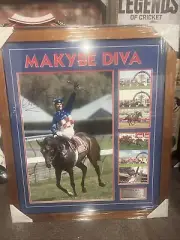 Makybe Diva Jockey Glenn Boss Personally Signed 12x 18 Signed Authenticated AAA
