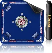 Mahjong Mat, 32.4×32.4 Inch Noise Reduction Anti-Slip Mahjong Mat for Table, Mahjong Table Mat for Poker, Card, Board Games Table Mat, Tile Games, Dominoes