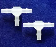 2pc Plastic Barb Tee 1/2" ID Hose Fuel Air Boat Irrigation O2 MettleAir 123P-8