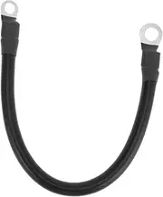 X AUTOHAUX 30cm 4AWG Battery Inverter Cable 3/8" 5/16" Battery Cable Tinned Copper Black OT Type