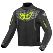 Camo Street Black Yellow Waterproof Textile Motorcycle Jacket