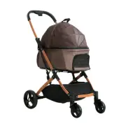 i.Pet Pet Stroller Dog Pram Large Cat Carrier - Double