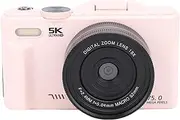 5K Digital Camera, WiFi 75MP Camera, Compact Portable Autofocus Point and Shoot Cameras with 3 Inch 180 Degree Flip Screen 18X Digital Zoom