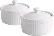 MAGICLULU 1set Jelly Bowls for Pudding Mousse Non Stick Baking Cups for Desserts for Steamed Egg and Small Bakes Easy to Clean 2pcs