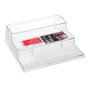 2 x Clear 3-Tier Shelf Kitchen Organiser Spices Rack Jar Display Stand Storage