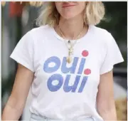 Oui Oui T-shirt , Watercolor French Language women's unisex T-shirt