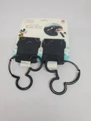 NEW~Disney Baby Mickey Mouse Stroller Hooks~Clip N Carry~Set Of 2
