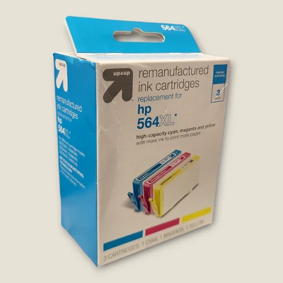 HP 564XL 3 Count Ink Cartridges Cyan Magenta Yellow - New & Sealed