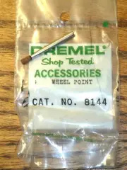 NEW! DREMEL 1/8" X 1/4" ABRASIVE GRINDING WHEEL POINT #8144 for ROTARY TOOL