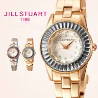 在飛比找樂天市場購物網優惠-JILL STUART都會時尚新女性金屬腕錶 方晶鋯石玫瑰金