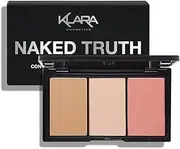 Klara Cosmetics Contour Bronze Blush Highlight Naked Truth All In One Sun Kissed Palette Matte Long Lasting Full Colour Pigment