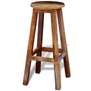 NNEVL Bar Stool Solid Reclaimed Wood