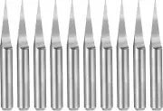 Wood Engraving Bit Solid Carbide 3.175Mm 1/8" Shank, 20 Degree 0.2Mm Tip CNC Rou