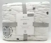 NEW Pottery Barn Kids Baby/Toddler Skye Quilt, White
