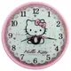 HELLO KITTY 甜蜜粉超靜音掛鐘 JM-W598KT-B