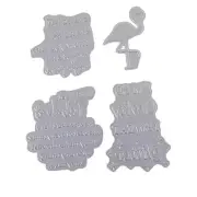 Crafter's Companion Quirky Everyday Foil Stamp Dies OPEN PKG- 652585