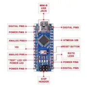 Arduino Kit ATmega328P Nano and Super STEM Kit of 100+ Accessories Ships from US