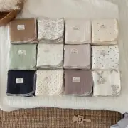 Baby Washcloth Muslin Square Hand Towel Reusable Newborn Face Towel 4-Layers