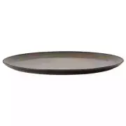 Oneida L6753059898 Rustic Chestnut Porcelain 12.5" Two-Tone Pizza Plate - 1 Doz