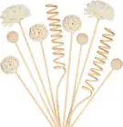 Reed Diffuser Stick, 10Pcs 10Inch Natural Rattan Flower Reed Fragrance Diffuser