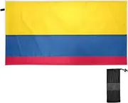GAIGEO Colombia Flag Beach Towel Sandproof Oversized Swimming XL Beach Towels Quick Dry Sand Free Beach Towel Summer Beach Gifts for Women 71 x 31 Inch