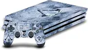Official Assassin's Creed Glacier Logo Rogue Key Art Vinyl Sticker Gaming Skin Decal Cover Compatible with Sony PlayStation 4 PS4 Pro Console and DualShock 4 Controller