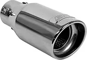 DC Sport EX-1012 Stainless Steel Resonated Slant Cut Bolt-on Exhaust Tip