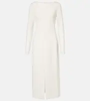 [The Row] The Row Iragi knitted midi dress AU 12 white