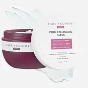 Bare Anatomy Curl Enhancing Hair Mask | Smoothens & Conditions Hair with Curl Retention & 2X Frizz Protection For 48 Hours | Coconut Oil| Hyaluronic Acid & Castor Oil | Sulphate & Paraben Free | 250g