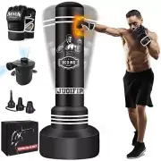 Freestanding Punching Bag for Adults,70'' Boxing Bag with Stand Kicking Bag Heav