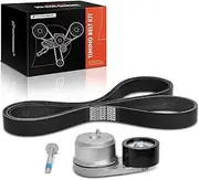 Engine Serpentine Belt Drive Kit Compatible with Freightliner Century Class 2001-2003, Columbia 2001, FLD112 2001, FLD120 2000-2002, FLD132 2001, 14.6L 15.8L