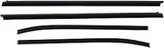 Window Weatherstrip Seal Belt, 4Pcs Weatherstrip Window Seal Car Window Moulding Trim 8-98052197-2 Dust Proof Wind Resistant Anti Leakage for D-MAX RT 2012 to 2019, Easy to Install