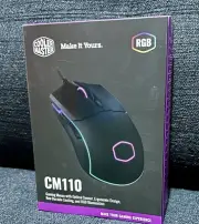 Cooler Master Wired MasterMouse CM110 RGB USB Mouse CM-110-KKWO1