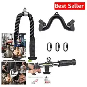 Ergonomic LAT Pull Down Bar with Connect Buckles & 360-Degree Rotation Feature
