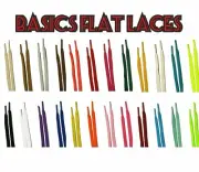 Basics Flat Laces Replacement For Air AJ Jordan 1 4 5 6 7 Dunk Hi SB Blazers