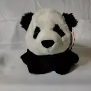 Landrys Inc. Wild Republic SOFT PANDA BEAR Black & White Plush Stuffed NEW