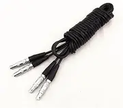 Double C5 C5 - C5C5 Cable Connector Cable for Ultrasonic Flaw Detector(C5C5 to C5C5,50cm)
