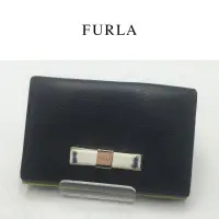 在飛比找蝦皮購物優惠-二手真品 FURLA 卡夾 小皮夾 G166