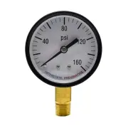 Pressure Gauge 160 PSI 2 -1/2" Diameter 1/4" NPT Bottom Mount - G2022-160