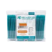 Microbrush PU400TE Microbrush Plus Dispenser Refill UltraFine Teal 400/Pk