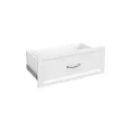 ClosetMaid 10" x 13.6" x 25" Traditional Drawer Kit Soft-Close Glides Wood White